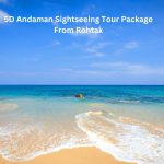 5D Andaman Sightseeing Tour Package: Stunning view of turquoise waters and sandy beaches.